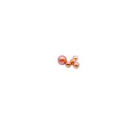 Sachet de 20 billes + 1 calot Magma WDK PARTNER ¿ verre, finition métallique orange