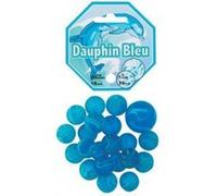 Sachet de 20 billes de 1.6 cm + 1 callot de 2.5 cm dauphin bleu - jeu de recreation multicolore G