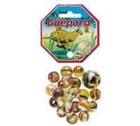 Sachet de 20 billes de 1.6 cm + 1 callot de 2.5 cm guepard - jeu de recreation multicolore G