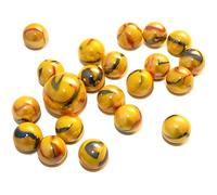 Sachet De 20 Billes De 1.6 Cm + 1 Callot de 2.5 Cm Jaune Canari - Jeu De Recreation