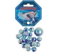 Sachet de 20 billes de 1.6 cm + 1 callot de 2.5 requin - jeu de recreation multicolore G