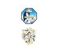 Kim'Play Billes en verre Pingouin – 20 billes 16 mm + 1 calot 25 mm – Multicolore