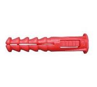 Sachet de 20 chevilles RC8 - Rouge avec collerette