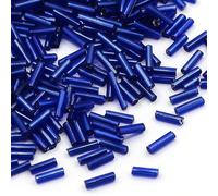 Sachet de 20g environ 600 perles de rocailles 6 A 8 mm couleur bleu marine - creation perles