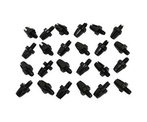Sachet de 25 vis creuse tendeur de cable vélo fendue alu P2R M10 Noir