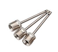 Sachet de 3 Aiguilles de gonflage pour ballons, embout adaptable sur toute pompe à main, à pied ou compresseur avec embout type valve VTT, Voiture & Moto.
