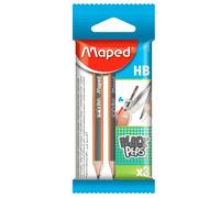 Maped Crayons graphite Mini Black Peps HB sous blister x3
