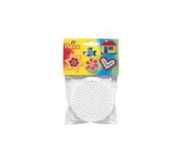 Création perle et bijou Hama sachet de 3 plaques pour perles moyennes carrée ronde hexagonale 4451
