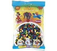 Hama Perles à repasser 201-66 Sachet 3000 perles midi 22 couleurs multicolore