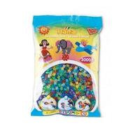 Sachet de 3000 perles Hama Midi Transparent pailleté - Jouet créatif pour enfant de 5 ans et plus