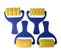 Sachet de 4 rouleaux mousse assortis Jaune G