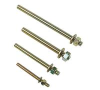 Sachet de 4 tiges filetées + écrous et rondelles M6x70mm