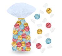 Sachet de 40 Bouchées LINDOR aux saveurs Originales: Chocolat Blanc, Blanc Stracciatella et Blanc Fraise | Cadeau Fête des Mères