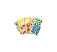 Sachet de 48 planches de gommettes géométrique assorties