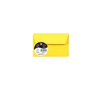 Sachet de 5 enveloppes Pollen 90x140, kraft 120g/m2 - jaune soleil