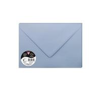 Sachet de 5 enveloppes Pollen C5 162x229 120g/m2 - Bleu lavande