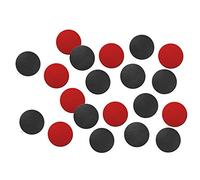 Sachet de 5 grammes de confettis rouges et noirs assortis en carton coloré idéal pour fêtes d'anniversaire, dragées de table buffet décoration