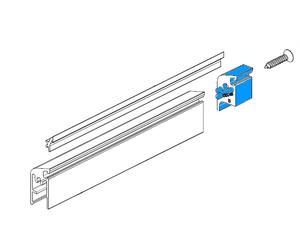 Sachet de 5 paires embouts capotage Gris RAL9018 BILCOCQ - ALU2EC-S