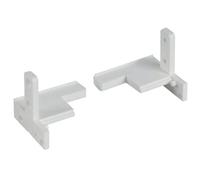 Sachet de 5 pré-accessoires pour dormant BILCOCQ - rehau gris pour seuil PL60RT - hauteur 20 mm - PER60-L10-S