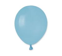 SACHET DE 50 BALLONS STANDARD BLEU BEBE DIAM 13 CM CIR 41 CM-72