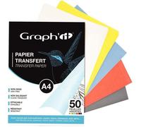 Sachet de 50 feuilles de papier décalquant A4 assortis