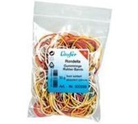 Läufer Élastiques Rondella – tailles et couleurs assorties, sachet de 50 g, durable – Rouge