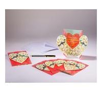 Sachet de 6 cartes cinq volets de faire-part de mariage et 6 enveloppes G