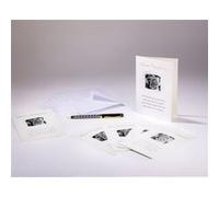 Sachet de 6 cartes doubles de condoléances et 6 enveloppes G