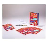 Sachet de 6 cartes doubles d'invitation d'anniversaire enfant/ado et 6 enveloppes G