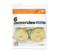 Sachet de 6 couvercles Familia Wiss 8,2 cm Le Parfait