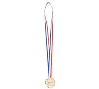 Sachet De 6 Medailles Du Gagnant winner Sur Ruban Tricolore - Tricolore Blauw G