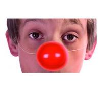 Sachet De 6 Nez De Clown Enfant/adulte Avec Elastique - Rouge - Taille Unique Rood G