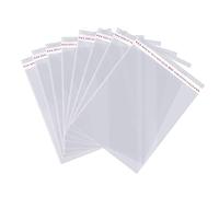 Sachet De 60 Sachets Auto-Scellants en Cellophane Transparent, Fort 7 Fils, Sachet en Plastique pour L'Affichage Ou L'Emballage, Différentes Tailles, 180mm x 240mm+4