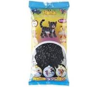 Hama Perles à repasser 205-18 – Sachet 6000 perles Taille Midi Noir