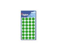 sachet de 90 pastilles de signalisation rondes gommettes 19 mm vert 111965
