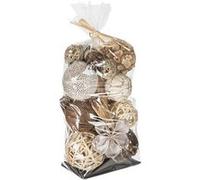 sachet de boules naturelles decoratives - jja 114831 Gris G