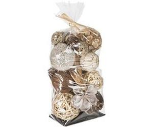 sachet de boules naturelles decoratives - jja 114831 Gris G