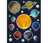 Sachet De Gommes, 2 Feuilles, Système Solaire