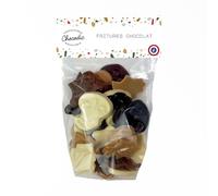Sachet de Gourmandises Chocolat | Chocolat artisanal Chocodic | Noël, Pâques, Anniversaire, Saint-Valentin, Fête des Mères, Fête des Pères... (Sachet, Fritures)