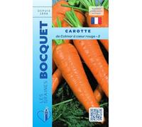 Sachet de graines de Carotte de Colmar à cœur rouge-2-7 g - légume racine - LES GRAINES BOCQUET