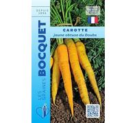 Sachet de graines de Carotte jaune obtuse du Doubs - 7 g - légume racine - LES GRAINES BOCQUET