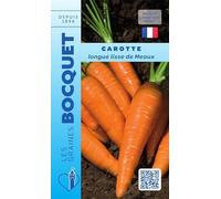 Sachet de graines de Carotte longue lisse de Meaux - 7 g - légume racine - LES GRAINES BOCQUET