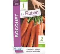 Sachet de graines de Carotte nantaise en ruban à semer - 15 g - LES GRAINES BOCQUET