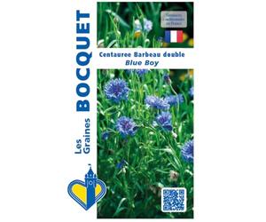 Sachet de graines de Centaurée barbeau double bleu - 1 g - fleur annuelle - LES GRAINES BOCQUET