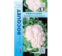 Sachet de graines de Chou fleur merveille de toutes saisons - 1 g - légume fleur - LES GRAINES BOCQUET