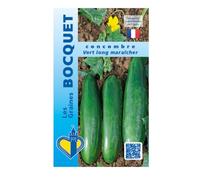 Sachet de graines de Concombre vert long maraîcher - 3 g - légume fruit - LES GRAINES BOCQUET