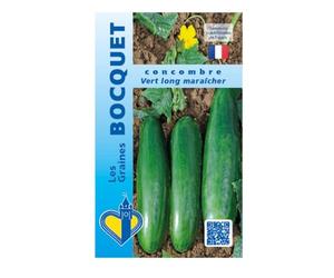 Sachet de graines de Concombre vert long maraîcher - 3 g - légume fruit - LES GRAINES BOCQUET