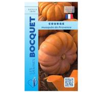 Sachet de graines de Courge Musquée de Provence - 3 g - légume fruit - LES GRAINES BOCQUET