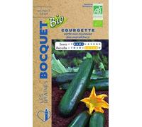 Sachet de graines de Courgette Verte Non Coureuse Des Maraîchers Bio- Certifiée ECOCERT FR-BIO-01-3g - Les Graines Bocquet