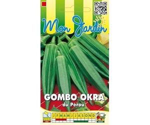Sachet de graines de Gombo (Okra) - 3 g - légume fruit - LES GRAINES BOCQUET